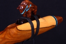 Lignum Vitae Native American Flute, Minor, Low E-4, #H36F